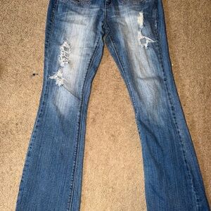 Mudd Bootcut Distressed Jeans